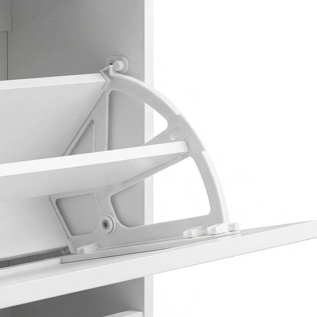 Levede Shoe Cabinet 3 Flip Drawers Adjustable Shelf Shoe Organiser Storage Rack — image 6
