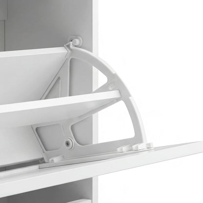 Levede Shoe Cabinet 3 Flip Drawers Adjustable Shelf Shoe Organiser Storage Rack — image 6