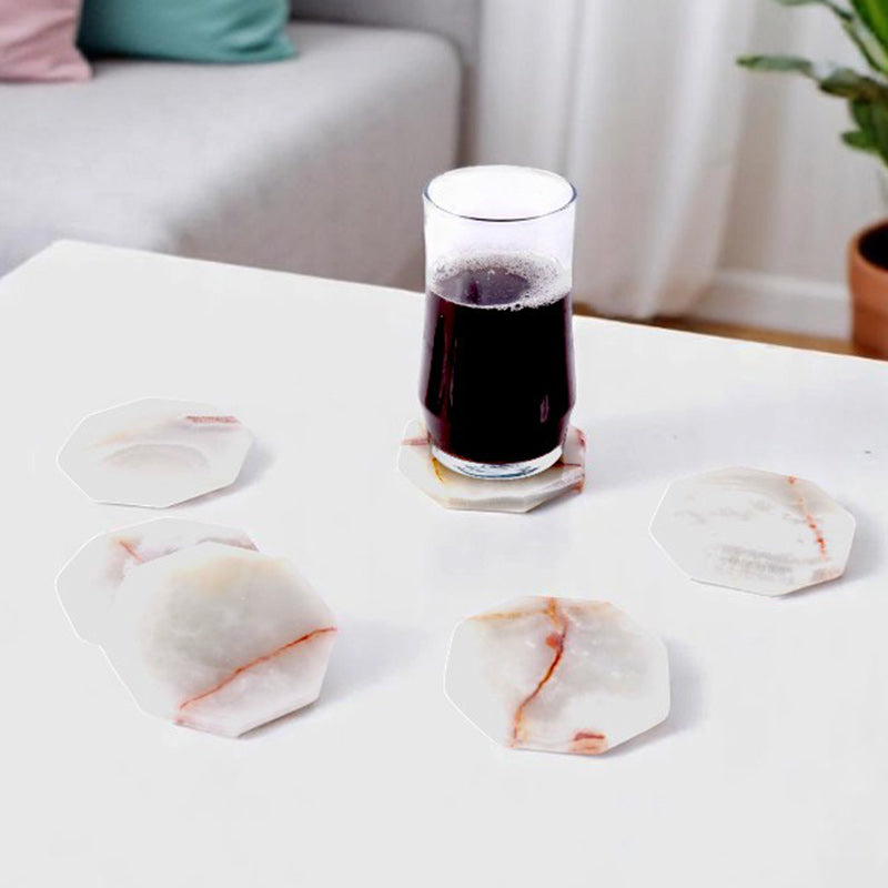 Marble Star Coasters - Set of 6