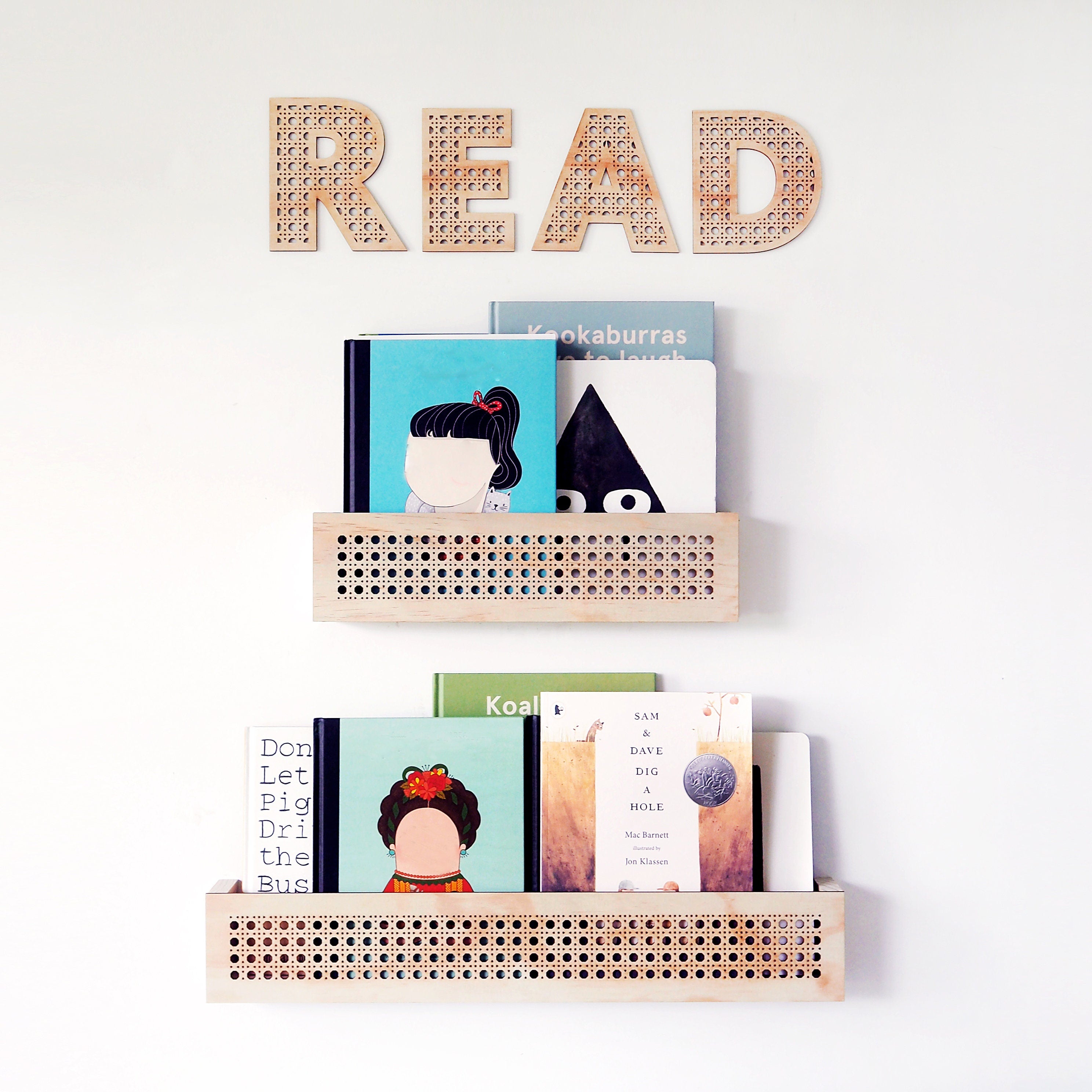 Rattan Bookshelf (Faux Rattan - 1pc only) - Faux Rattan bookshelf, Wal ...