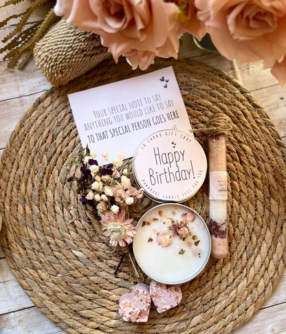 Beautiful Self-care Box For woman, Women's Pamper Box, Natural Spa Box, Special Gift for her,  Bath Gift, Unique Gift Ideas, Handmade Gift