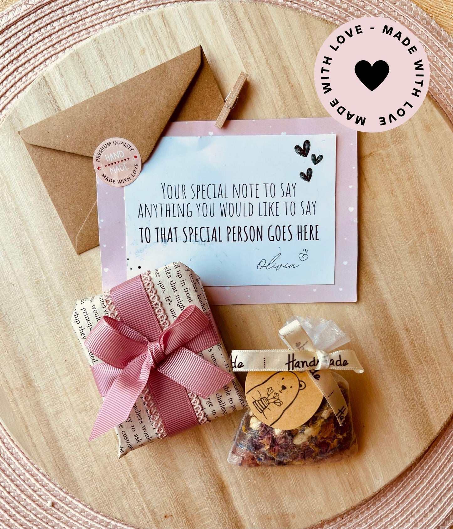 Luxury Self-Care Birthday Gift for Her, Pampering Birthday Gift for woman, Relaxation Birthday Gift, Self-Care and Wellness Box, Handmade