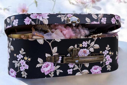 Luxury Suitcase Gift Box for Her , Self-Care Essentials, Scented Candles, Spa and Wellness Kit ,Perfect Gift for Relaxation & Pampering