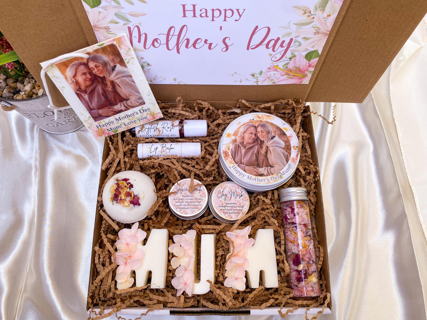 Personalised Mothers Day Gift, Customised Gift For Mum, Gift For Her, Thoughtful Mothers Day Gift, Spa Gift Set, Relaxation Pamper Box