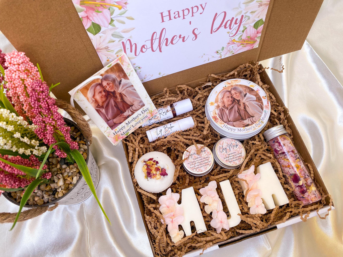 Personalised Mothers Day Gift, Customised Gift For Mum, Gift For Her, Thoughtful Mothers Day Gift, Spa Gift Set, Relaxation Pamper Box