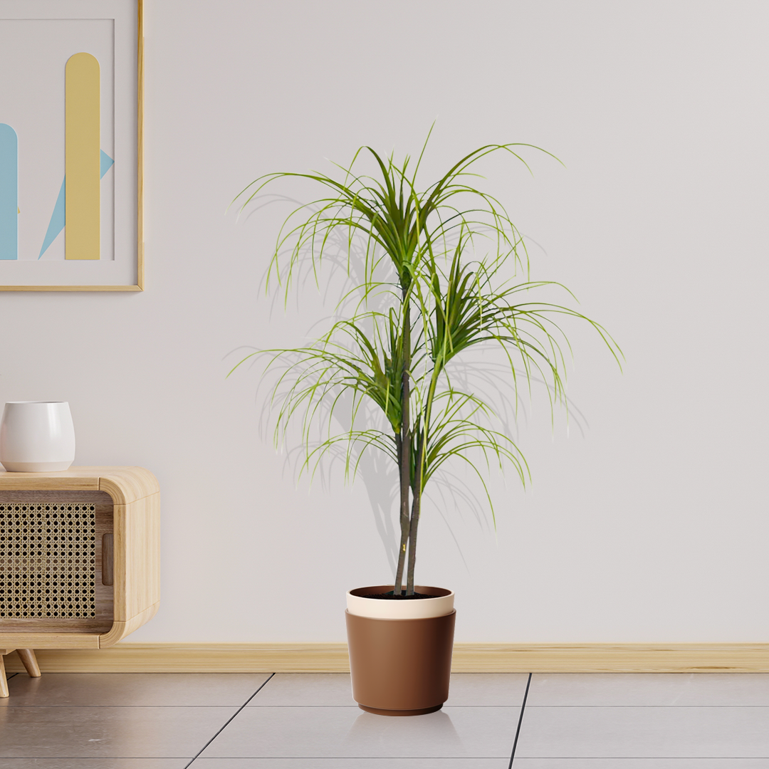 SOGA 2X SOGA 150cm Artificial Dracaena Plant Fake Potted, Simulation Tree Fake Plant Home Decor