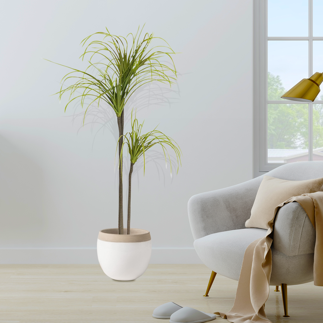 SOGA 2X 145cm Artificial Dracaena Plant Fake Potted, Simulation Tree Fake Plant Home Decor