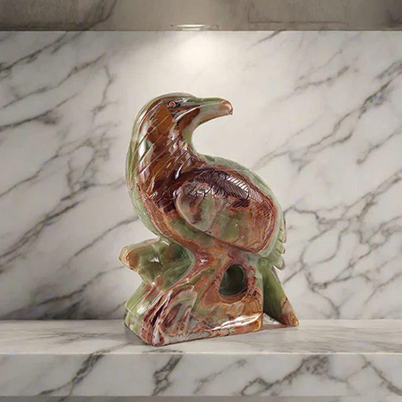 Marble Eagle Sculpture 25cm