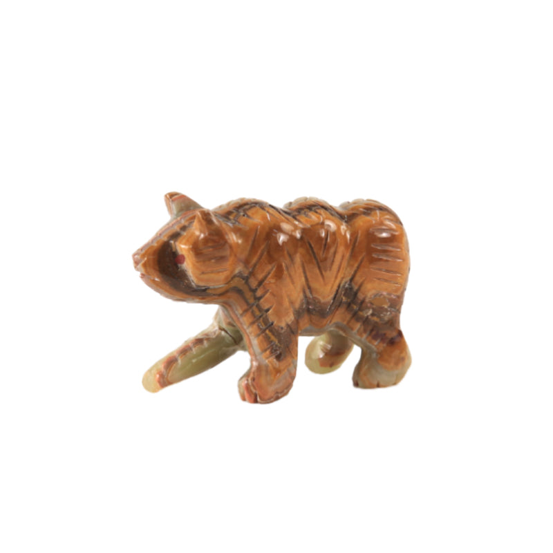 Marble Bear Sculpture 10cm