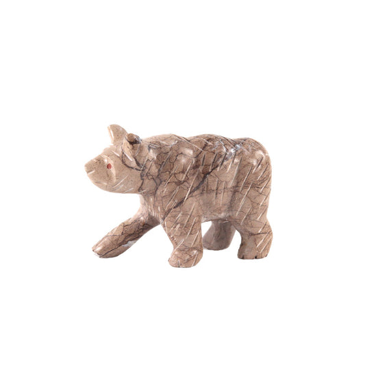 Marble Bear Sculpture 10cm
