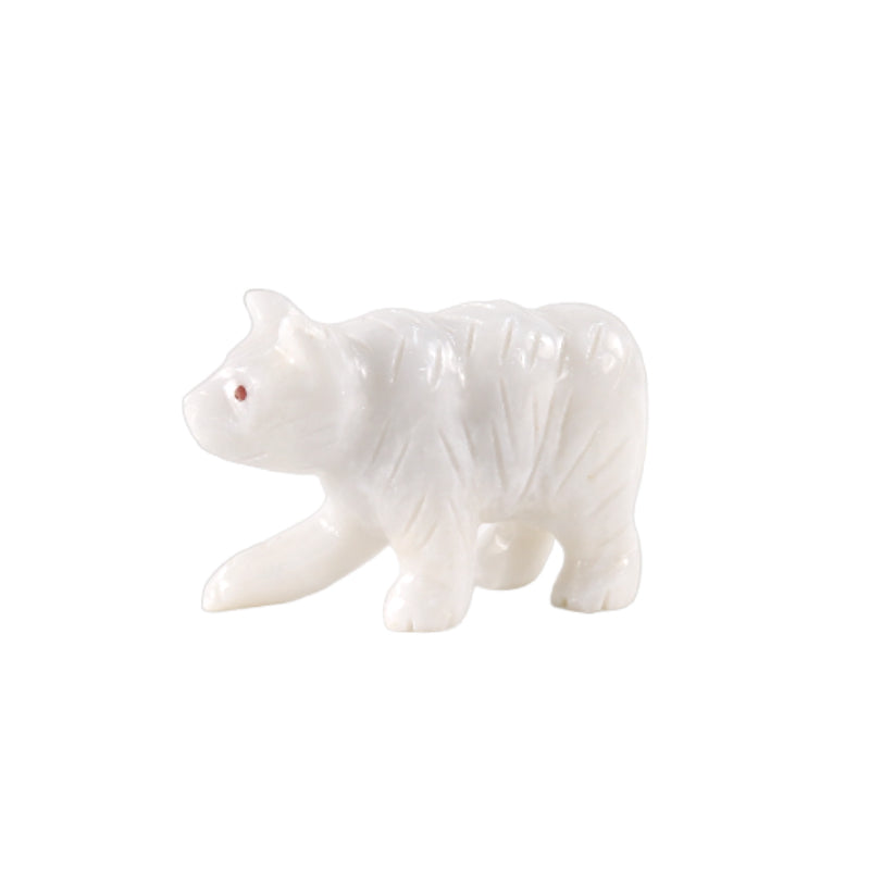 Marble Bear Sculpture 10cm