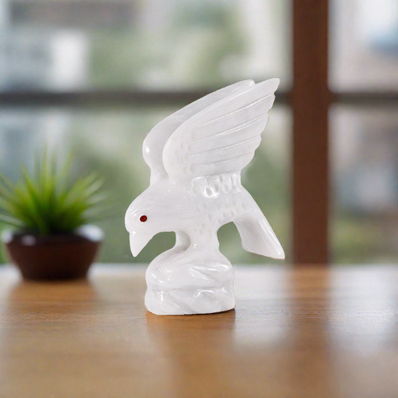 Marble Eagle Sculpture 15cm