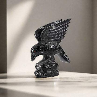 Marble Eagle Sculpture 15cm