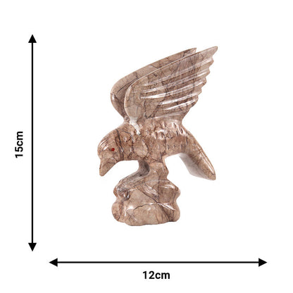 Marble Eagle Sculpture 15cm