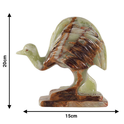 Marble Emu Sculpture 20cm