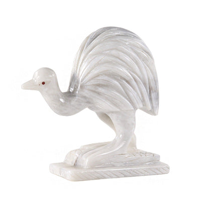 Marble Emu Sculpture 20cm