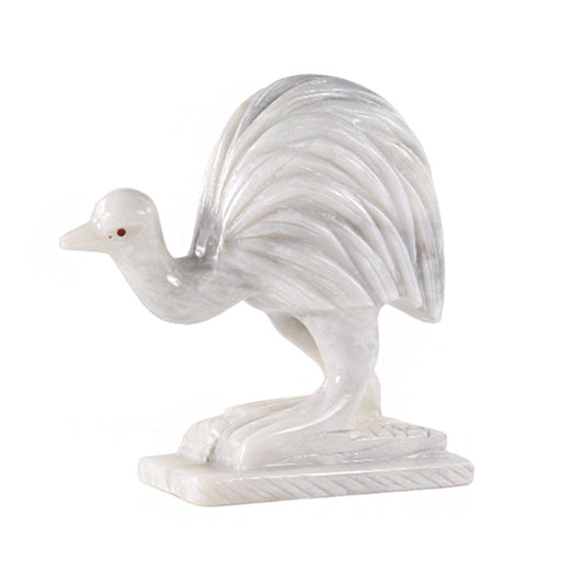 Marble Emu Sculpture 20cm