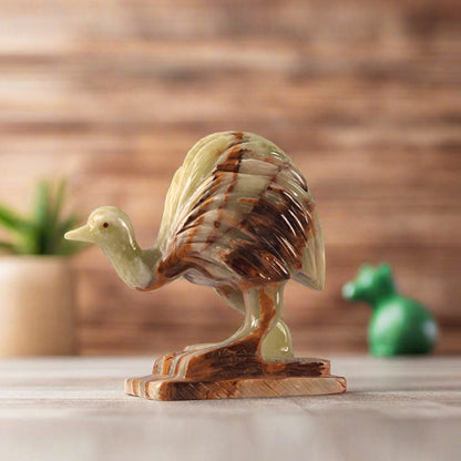 Marble Emu Sculpture 20cm