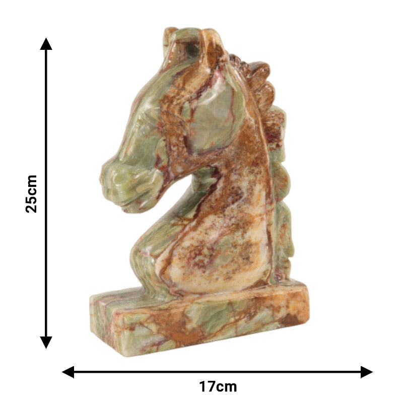 Marble Horse Sculpture 25cm