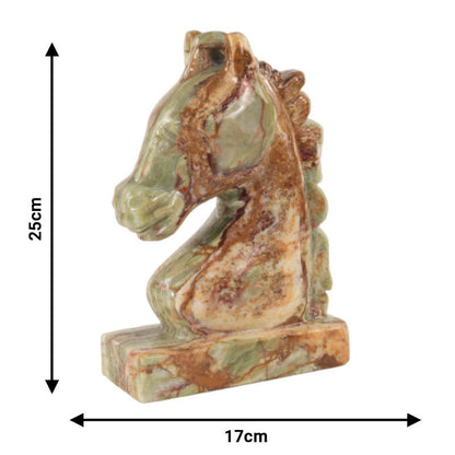 Marble Horse Sculpture 25cm
