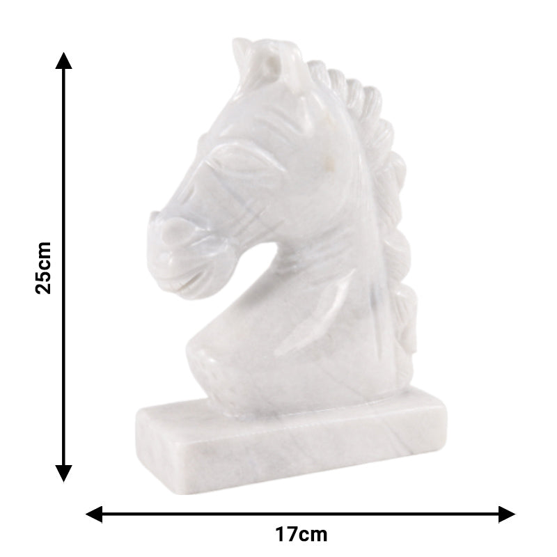 Marble Horse Sculpture 25cm