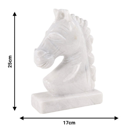 Marble Horse Sculpture 25cm