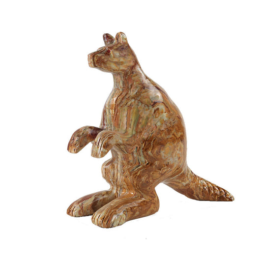 Marble Kangaroo Sculpture 20cm