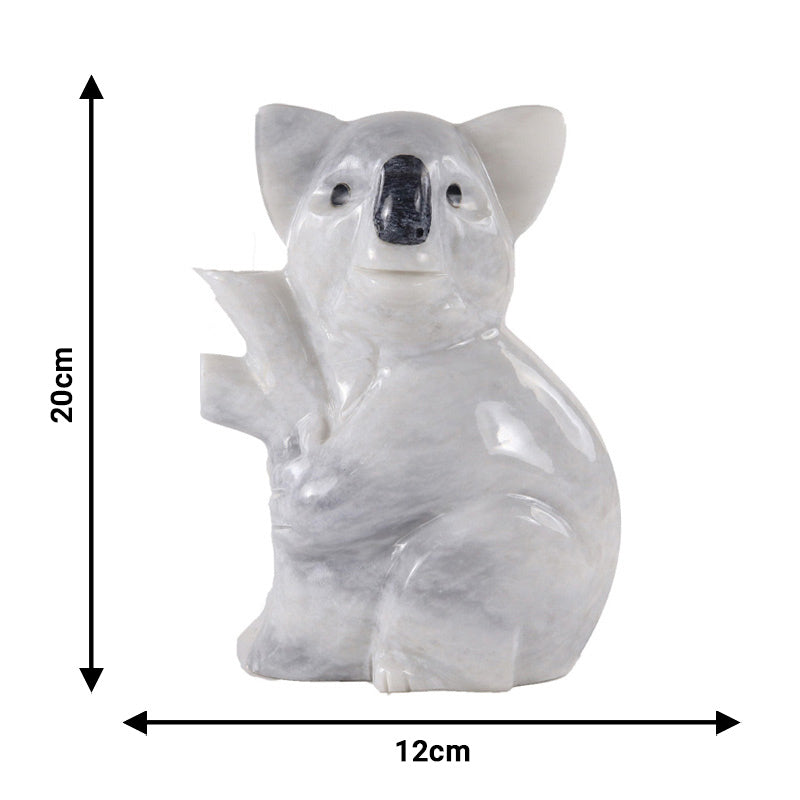 Marble Koala Sculpture 20cm