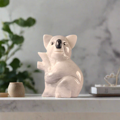 Marble Koala Sculpture 20cm