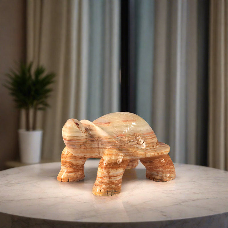 Marble Turtle Sculpture 20cm
