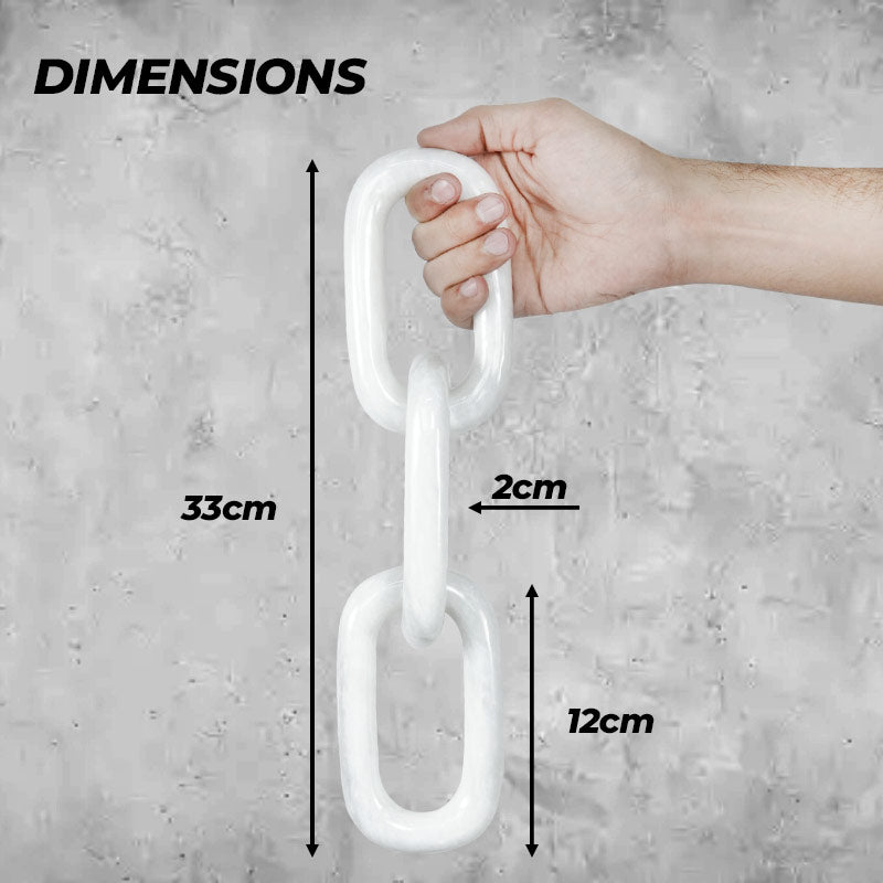 Marble 3-link Chain