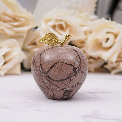 Marble Paperweight - Apple