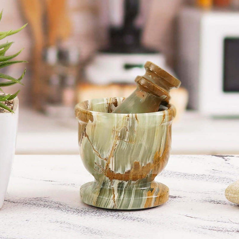 Marble Mortar & Pestle - Small