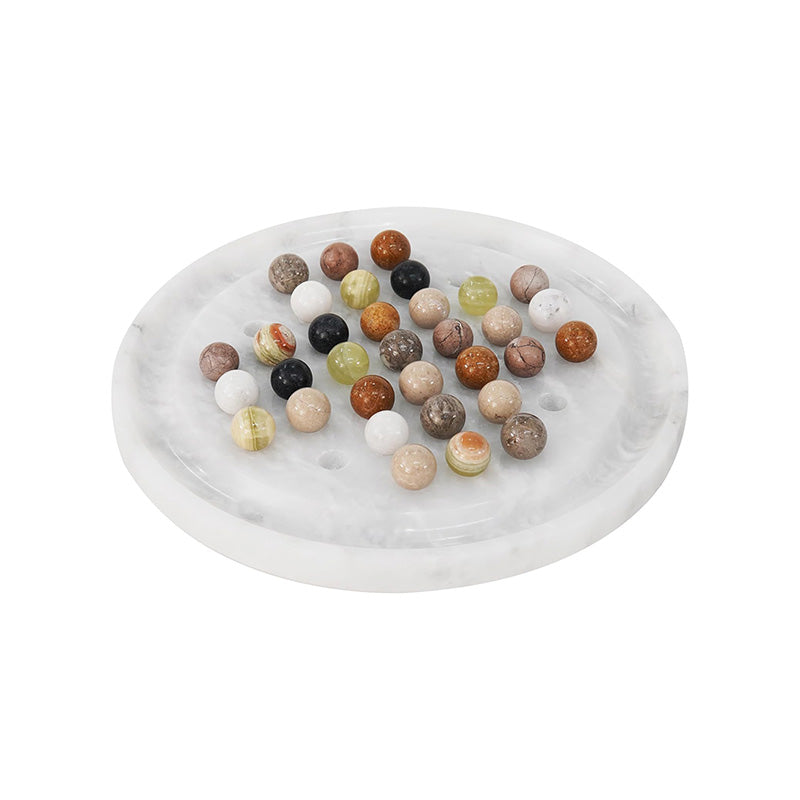 Marble Peg Solitaire - 25cm