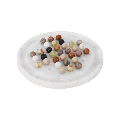 Marble Peg Solitaire - 25cm