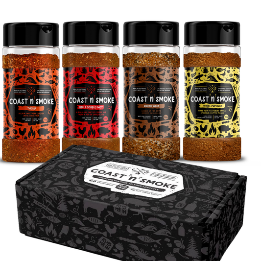 Coast n Smoke The Pitmaster — Australian BBQ Rub Gift Box (4 Pack) 1
