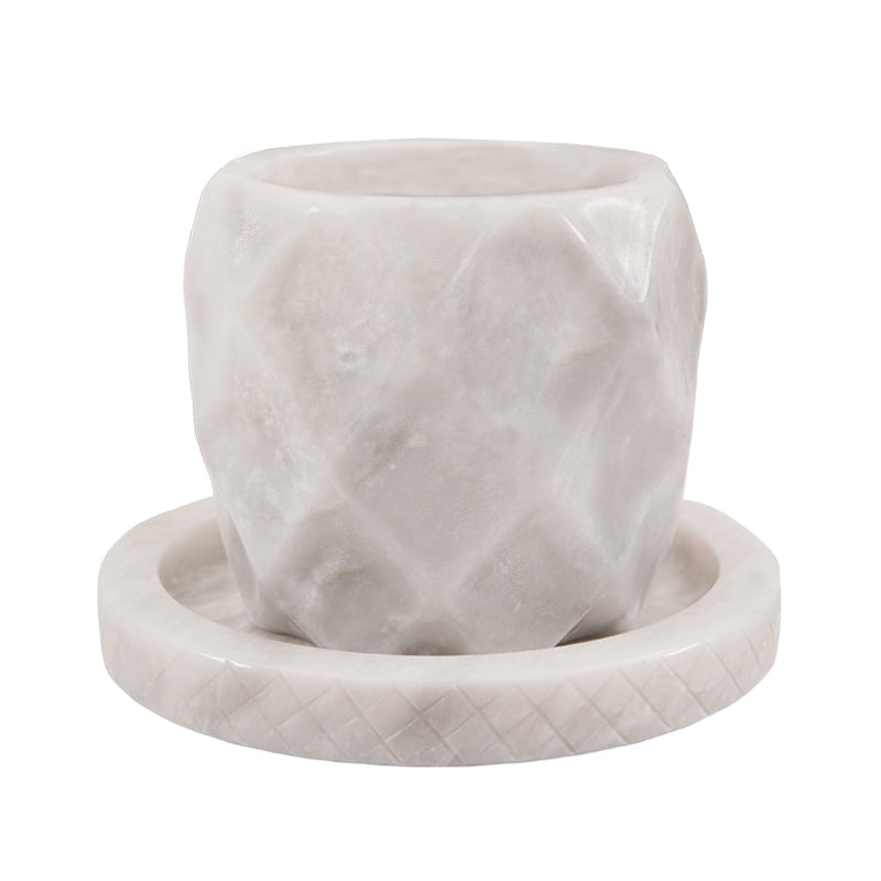 Marble Planter Pineapple Design - 15cm