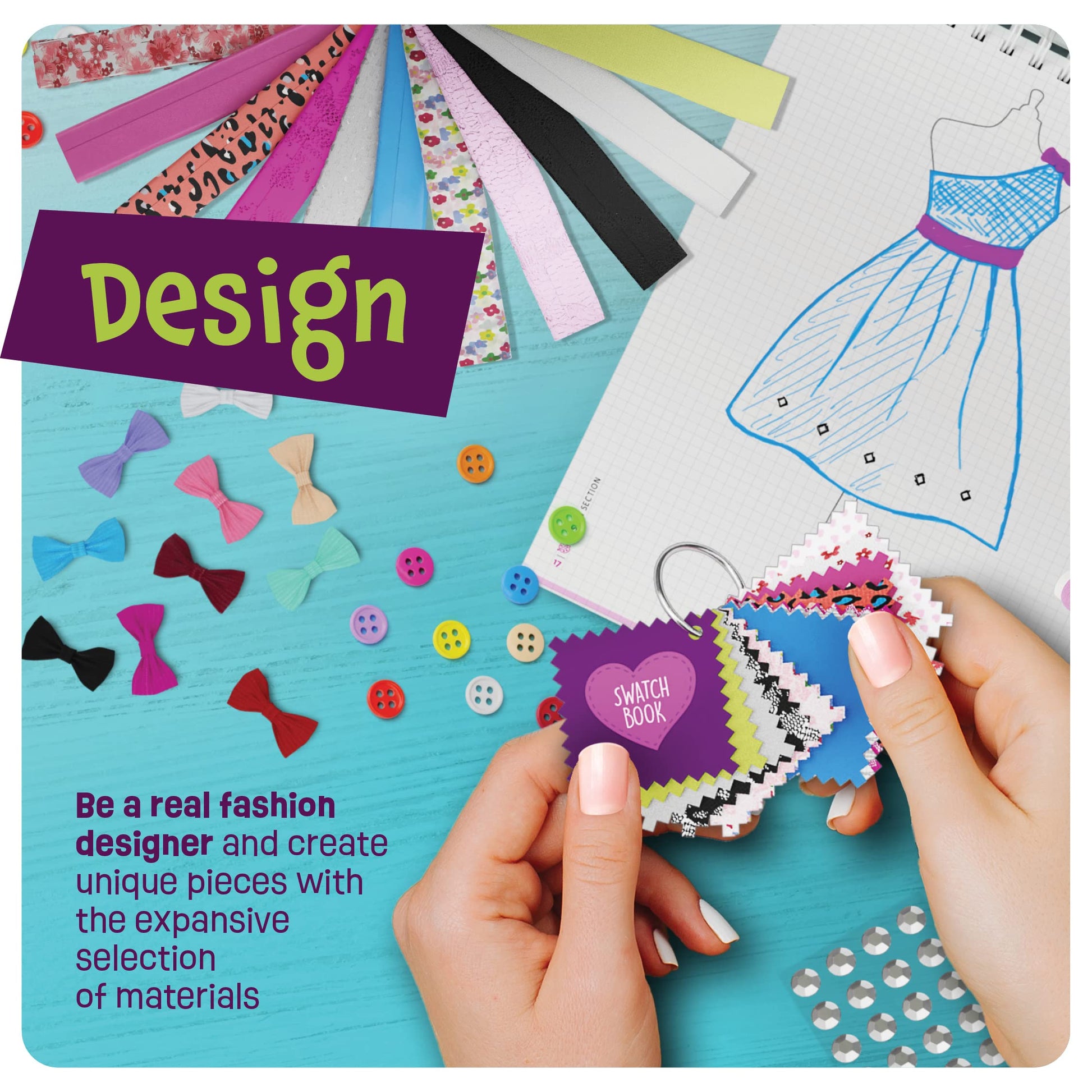 Pretty Me Fashion Design Studio Sewing Kit — view 04