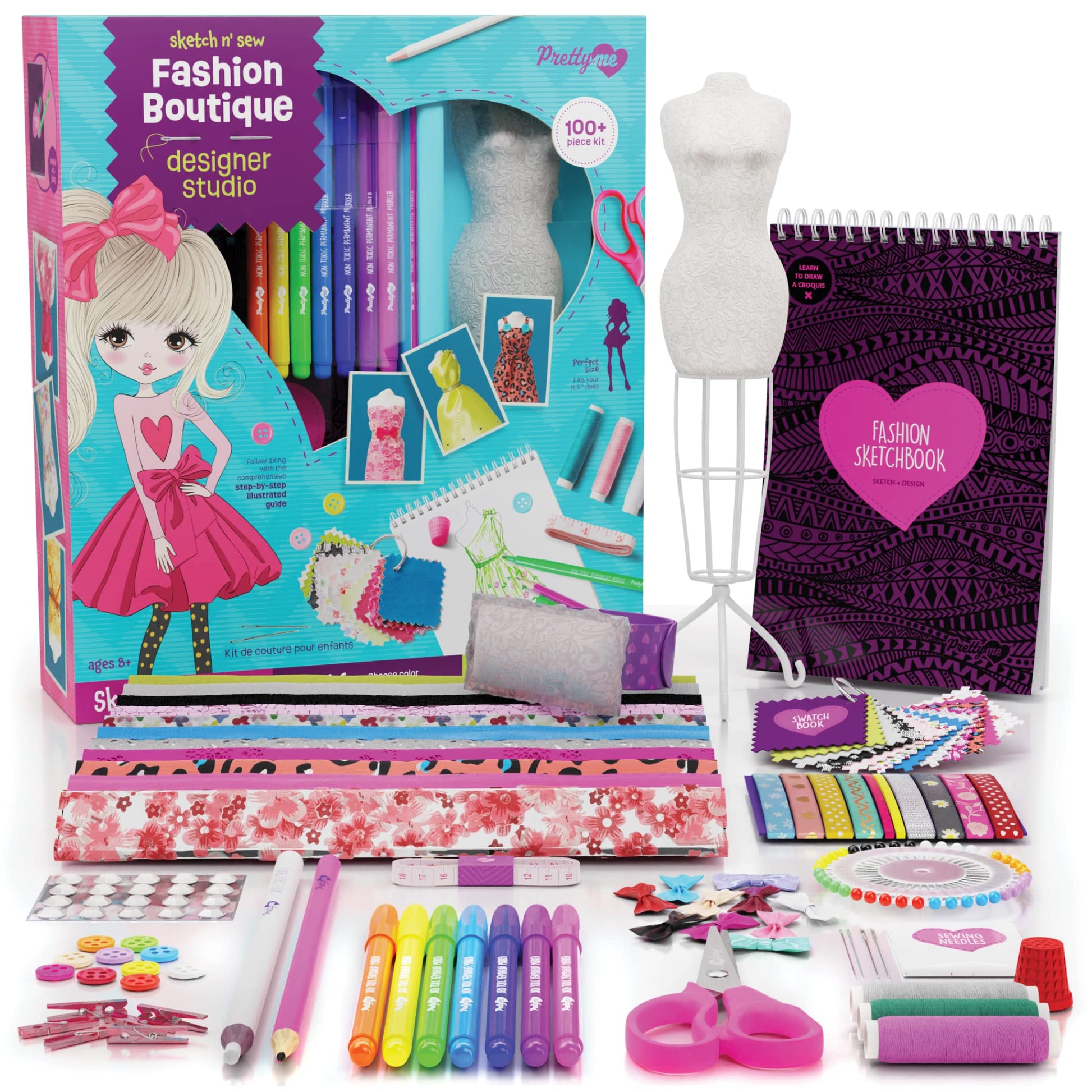 Pretty Me Fashion Design Studio Sewing Kit — view 08