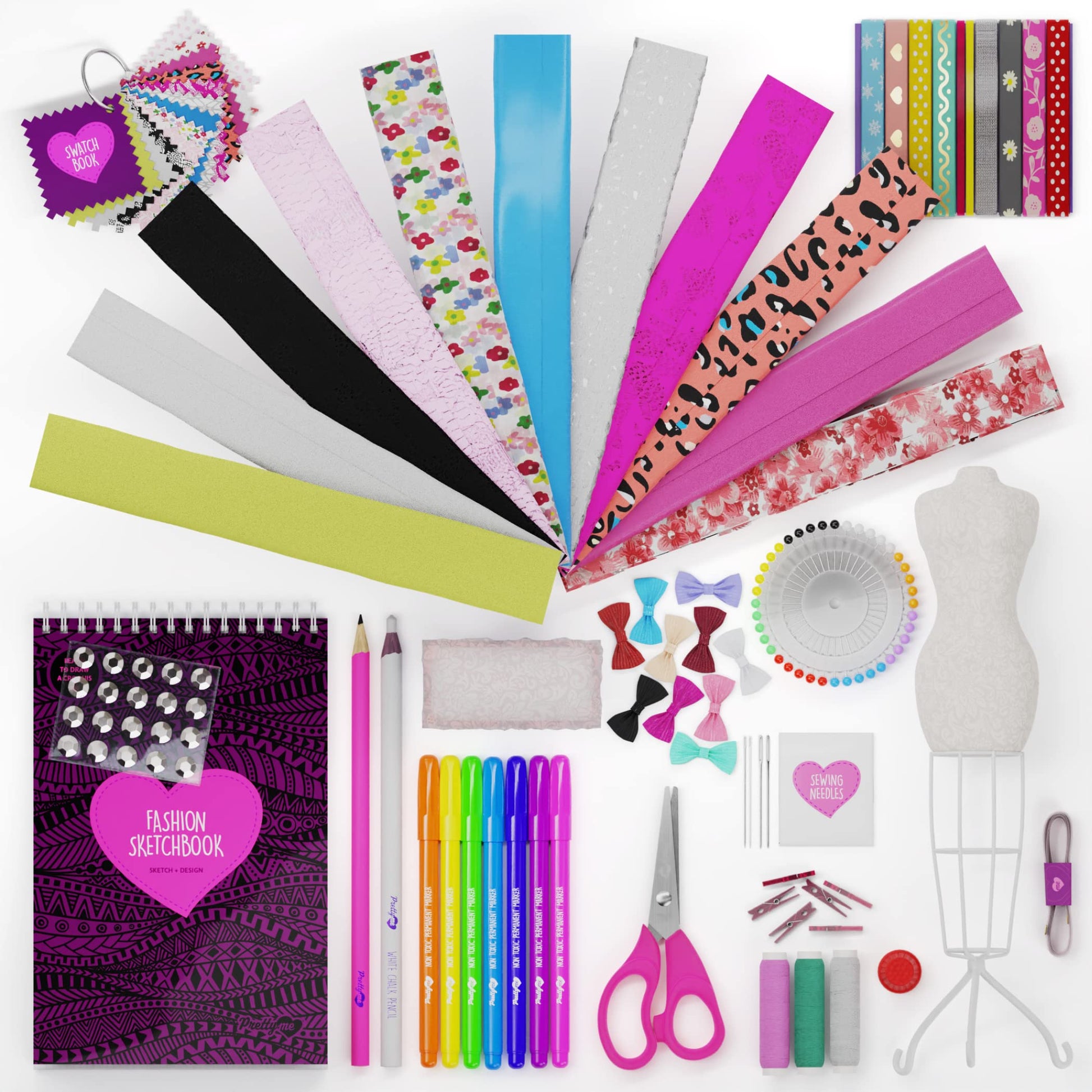 Pretty Me Fashion Design Studio Sewing Kit — view 09