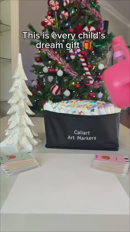 DoodleMate drawing robot drawing a Christmas tree