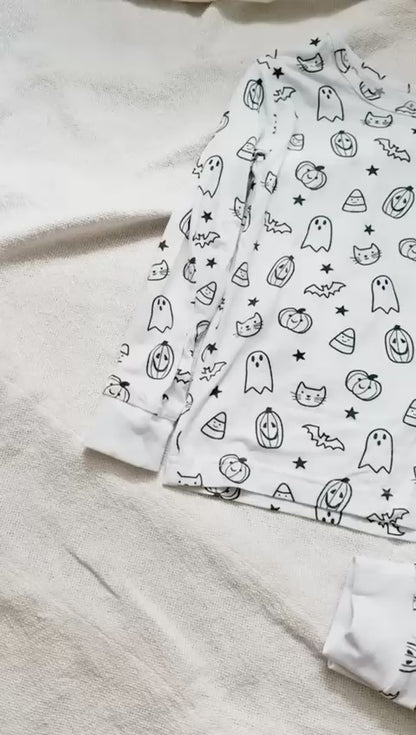 ScribbleDreams™ Sketch Colorful Children's Pajama Set