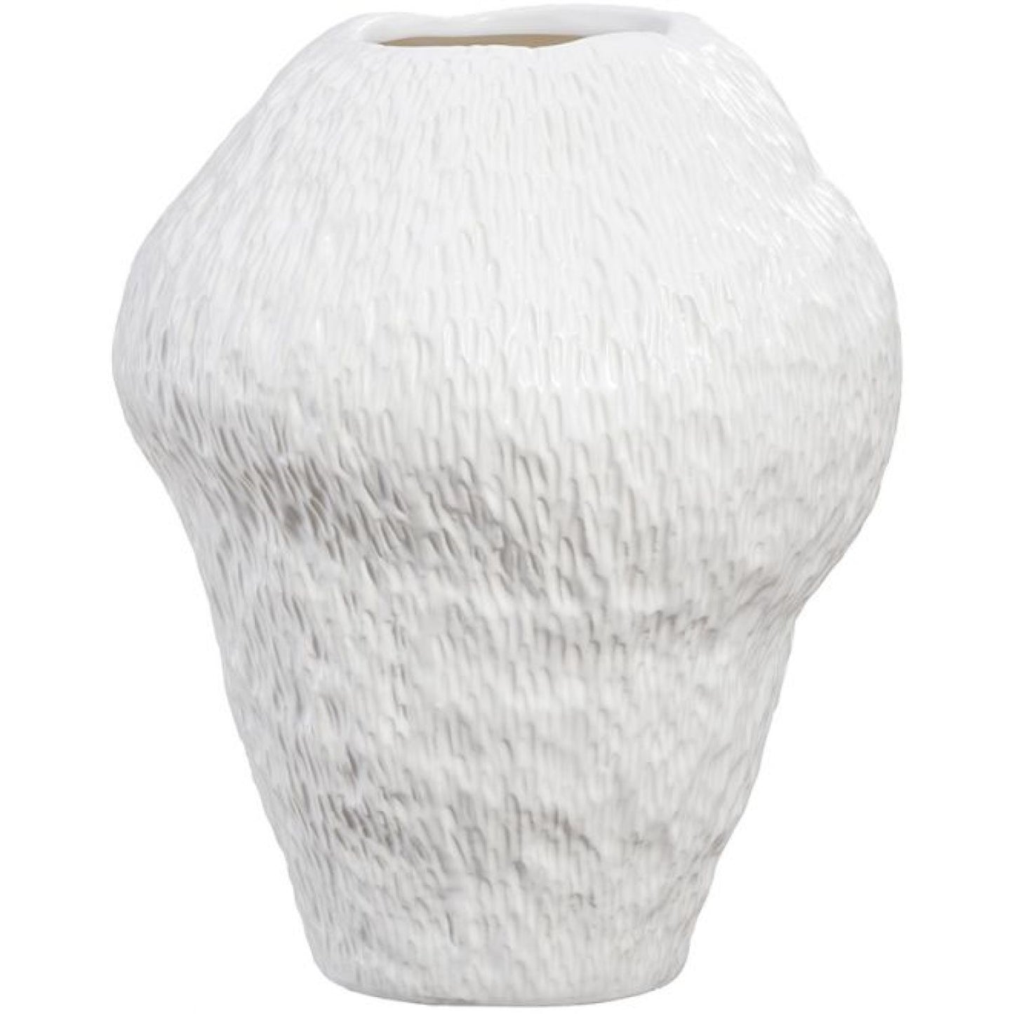 Clara Ceramic Vase - White