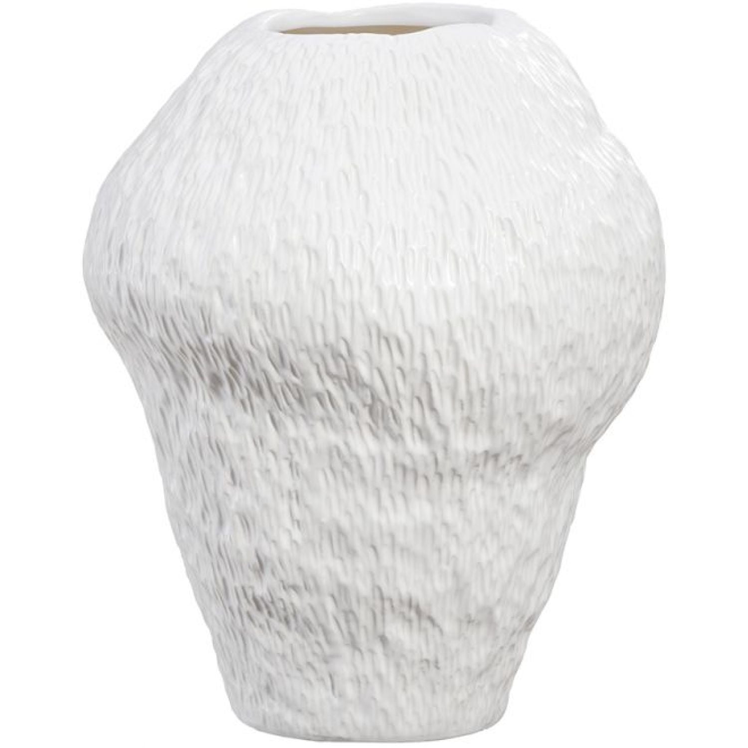 Clara Ceramic Vase - White