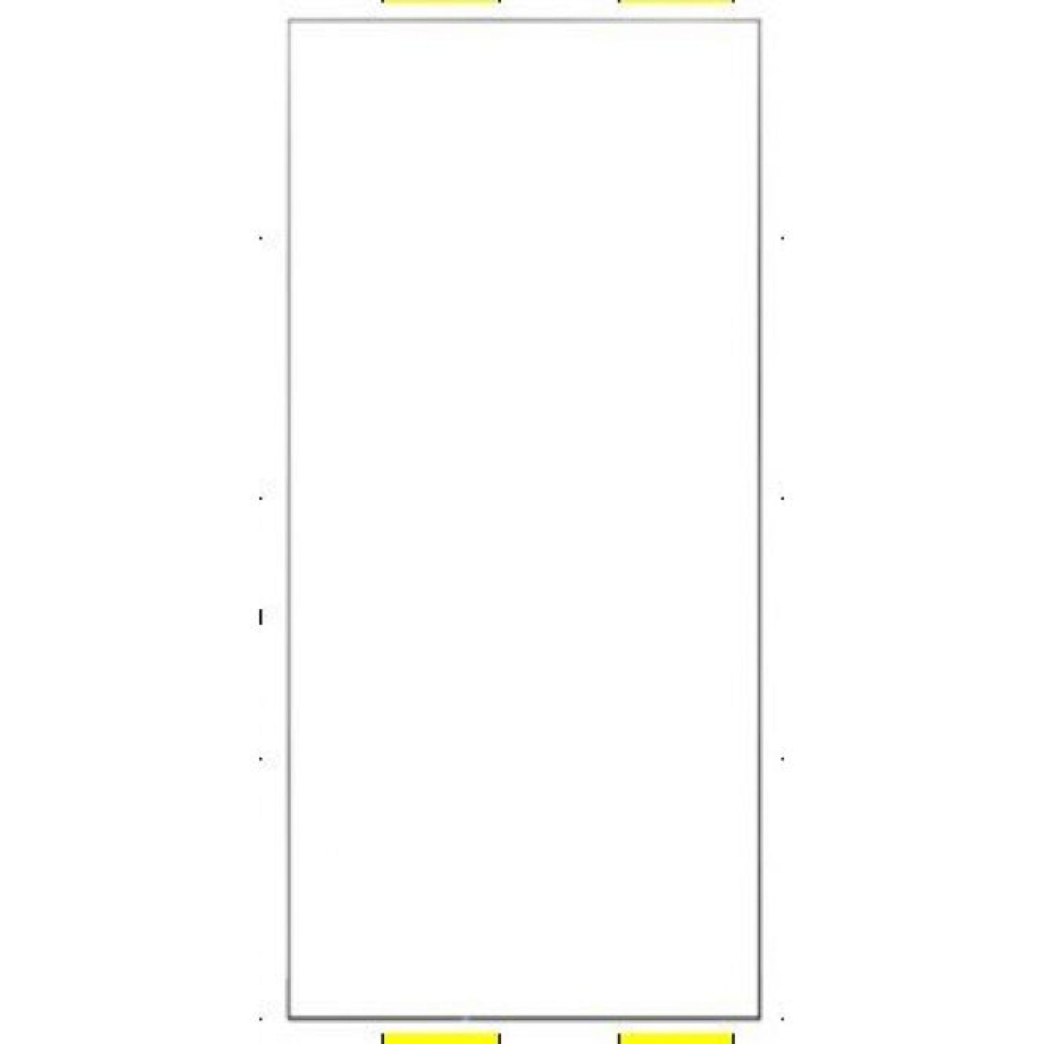 Jarred Rect Floor Mirror - Black
