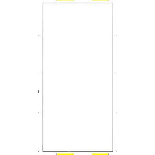Jarred Rect Floor Mirror - Black