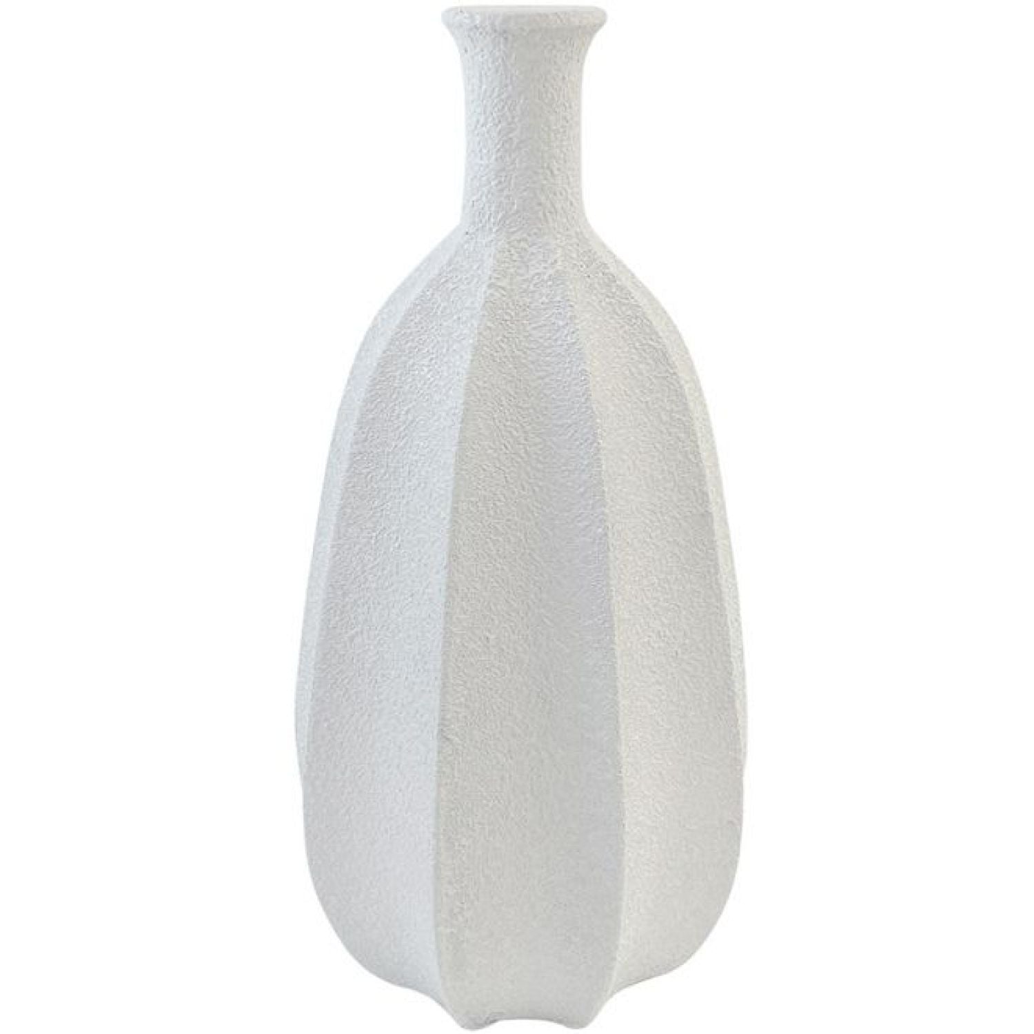 Sunny Mgo Vase - Textured White