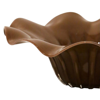 Millicent Glass Bowl - Chocolate