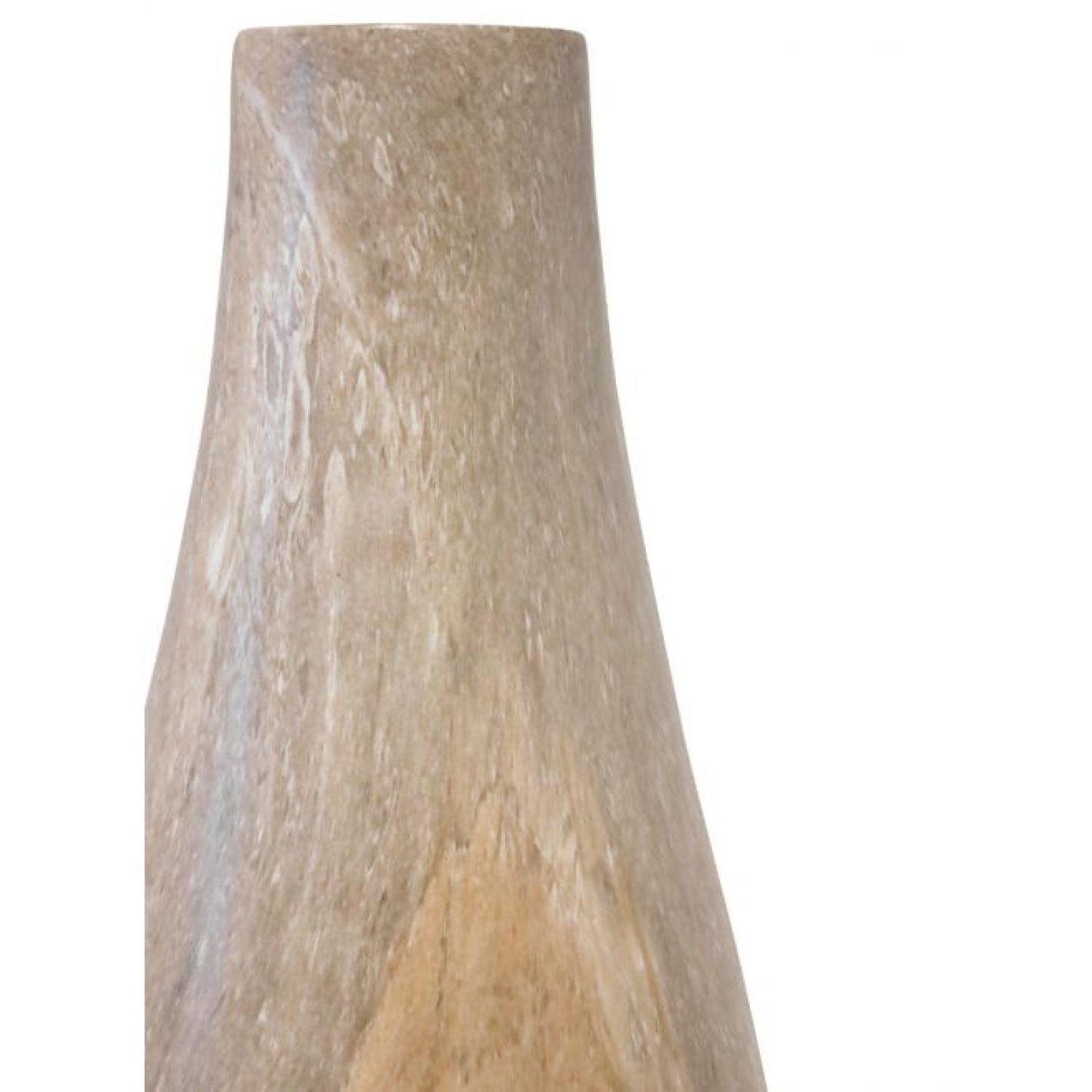 Zaza Mgo Vase - Natural Stone