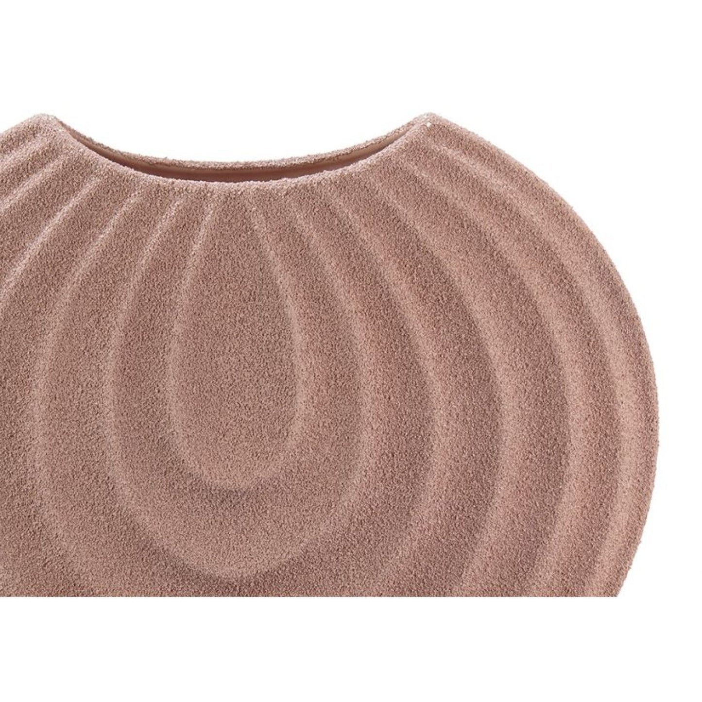 Zinnia Ceramic Vase - Mocha
